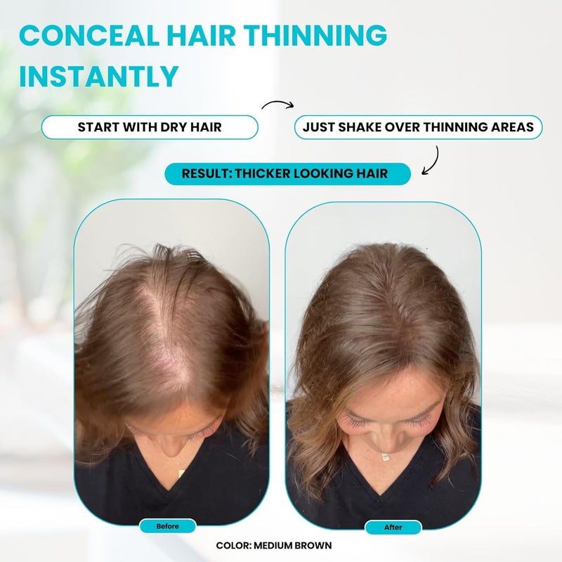 SureThik Hair Thickening Fibers - Sandy Blonde, 15g for Instant Volume and Coverage - Image 2